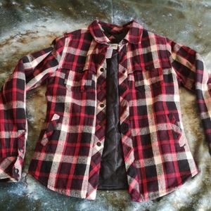 HBC plaid quilted jacket